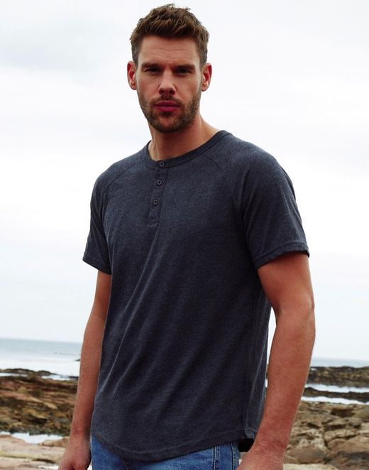 T-shirt superstar com botões homem