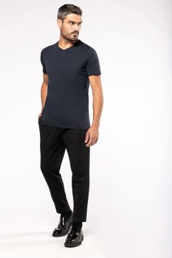 Camiseta Supima® Cuello De Pico Manga Corta Para Hombre