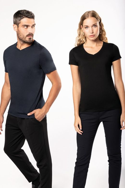 Camiseta Supima® Cuello De Pico Manga Corta Para Hombre