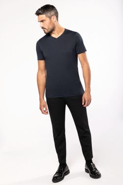 Camiseta Supima® Cuello De Pico Manga Corta Para Hombre