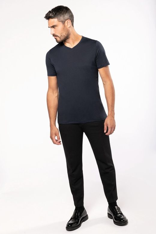 Camiseta Supima® Cuello De Pico Manga Corta Para Hombre