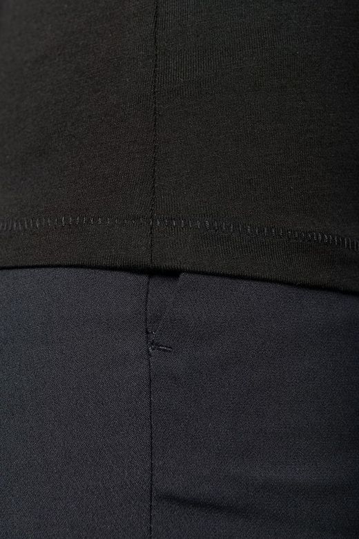 Supima® Kurzarm T-Shirt mit V-Ausschnitt für Damen