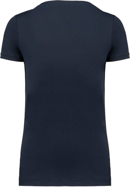 Supima® Kurzarm T-Shirt mit V-Ausschnitt für Damen