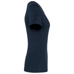 Supima® Kurzarm T-Shirt mit V-Ausschnitt für Damen
