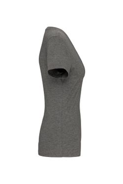 Supima® Kurzarm T-Shirt mit V-Ausschnitt für Damen
