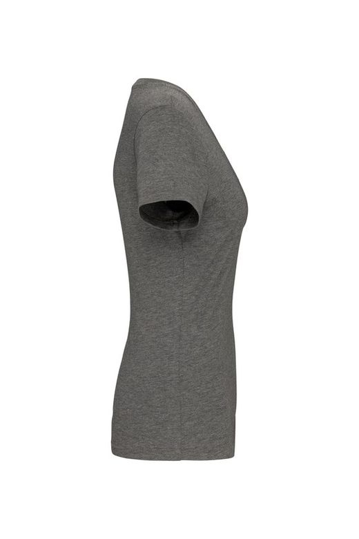 Supima® Kurzarm T-Shirt mit V-Ausschnitt für Damen
