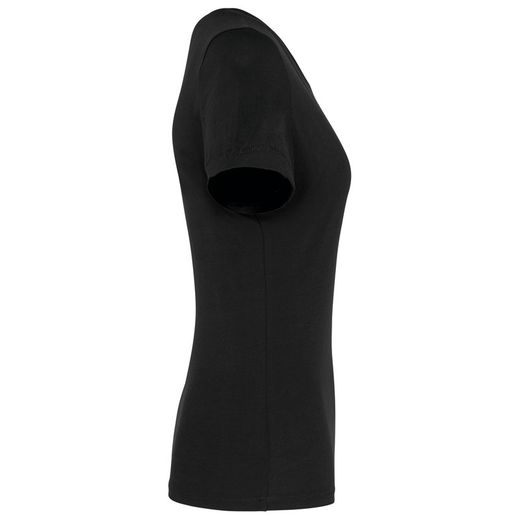 Supima® Kurzarm T-Shirt mit V-Ausschnitt für Damen