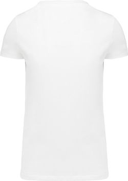 Supima® Kurzarm T-Shirt mit V-Ausschnitt für Damen