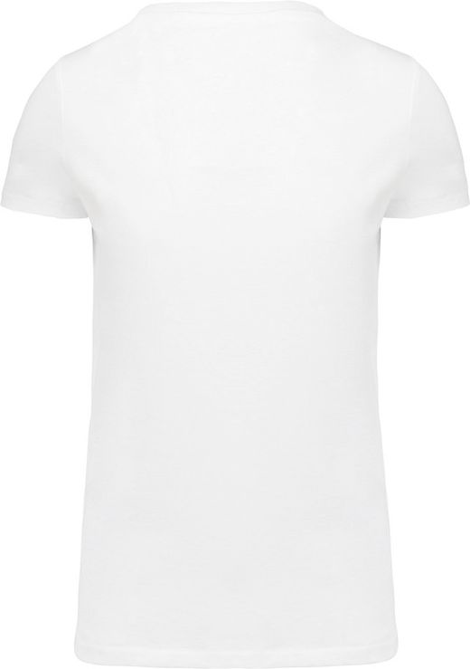 Supima® Kurzarm T-Shirt mit V-Ausschnitt für Damen