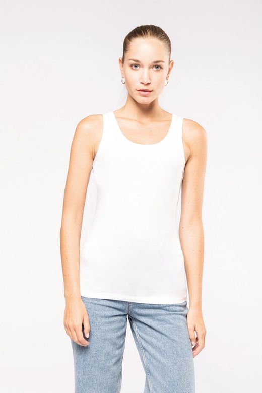 T-SHIRT SANS MANCHES FEMME
