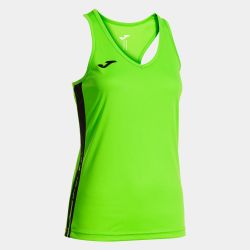 Camiseta Tirantes Olimpiada Verde Fluor Negro