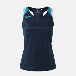 Camiseta Tirantes Terra Dark Navy Turquesa Flúor