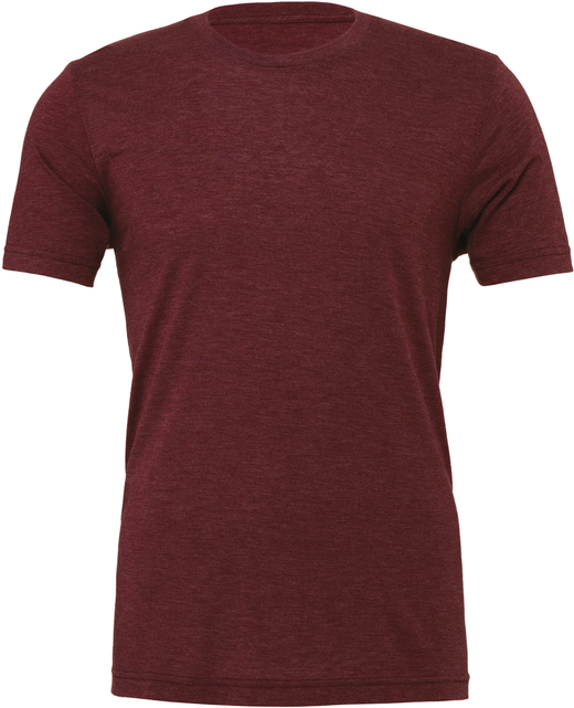 Camiseta triblend 135gr manga corta unisex