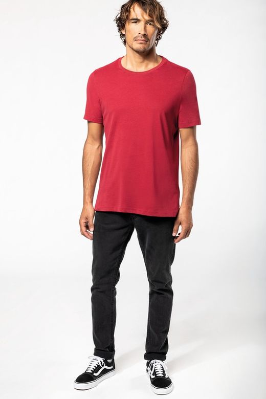 Camiseta vintage manga corta hombre
