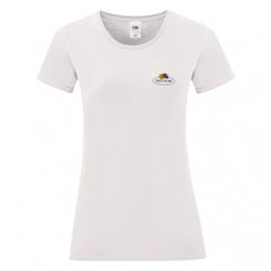 Camiseta Vintage mujer logo pequeño impreso