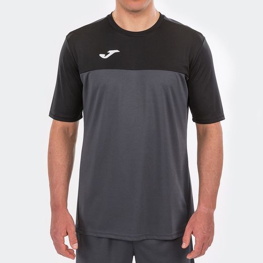 Camiseta Winner Antracita-Negro M/C