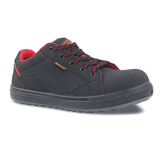 CAMPIO, zapato S3 casual de cordones en cuero flor vacuno DESCAT