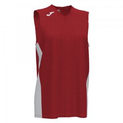 Cancha Iii T-Shirt Red-White Sleeveless