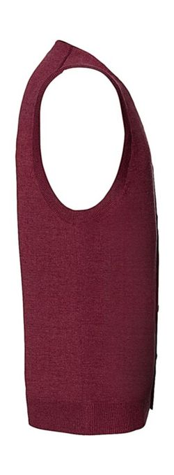 Ärmellose Strickjacke mit V-Ausschnitt für Herren
