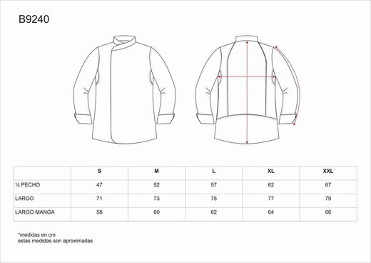 Kombinierte Küchenjacke mit AV-Verzierungen Bird-Eye-Stoff an Armloch und Rücken Fleckenresistent White Grey Orange AV