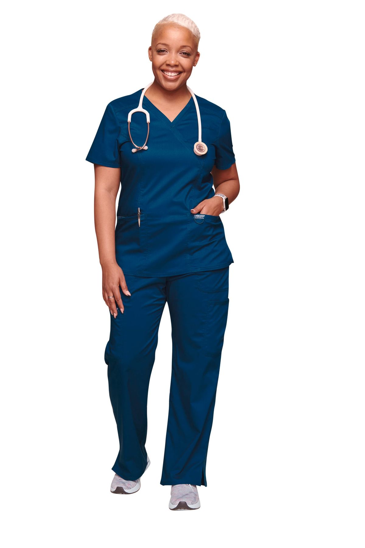 Casaca cruzada mujer