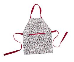 Küchenjacke, Schürze und Hut für Kinder Unteilbares Set GEDRUCKT