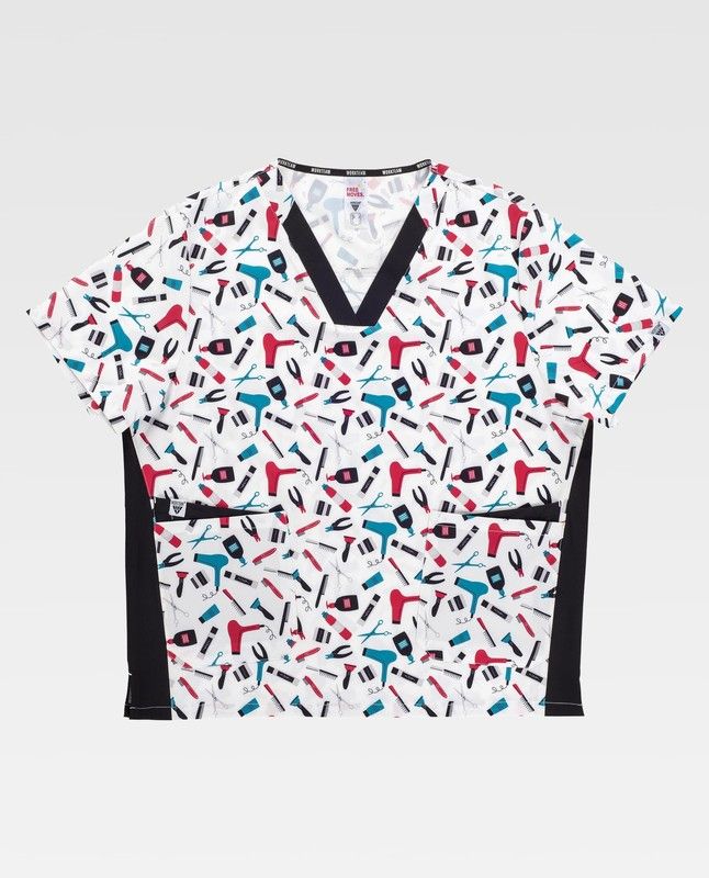 Casaca de color Estampado+Negro B9867-Estampado+Negro-L