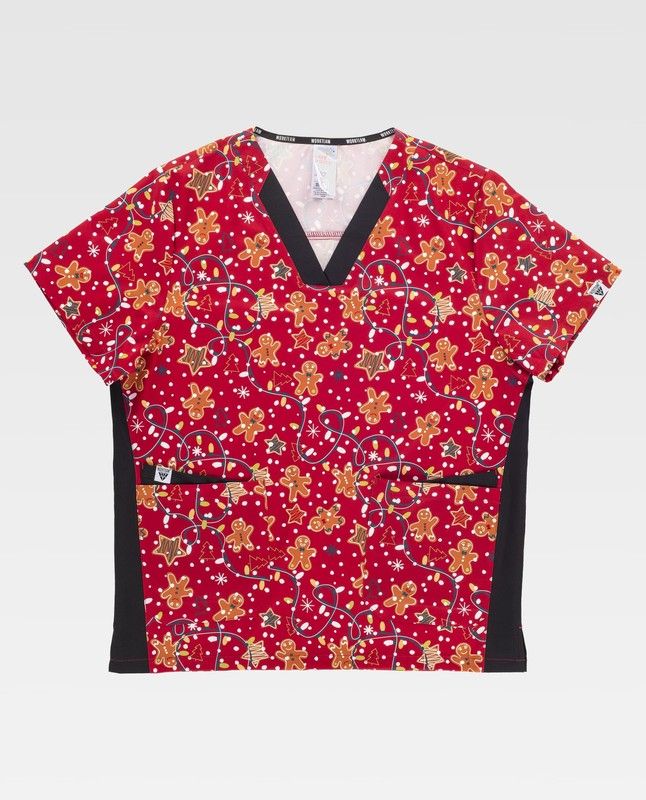 Casaca de color Estampado+Negro B9868-Estampado+Negro-L