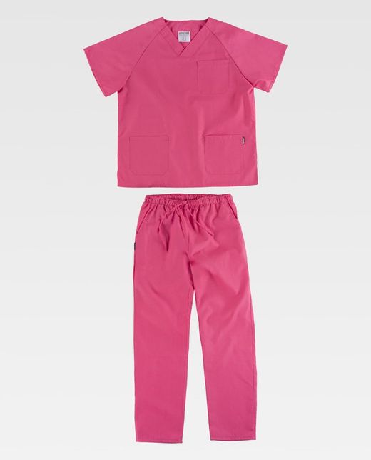 Veste à manches courtes rose fuchsia