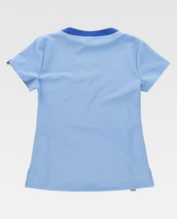 Casaca de señora combinada Celeste / Azulina