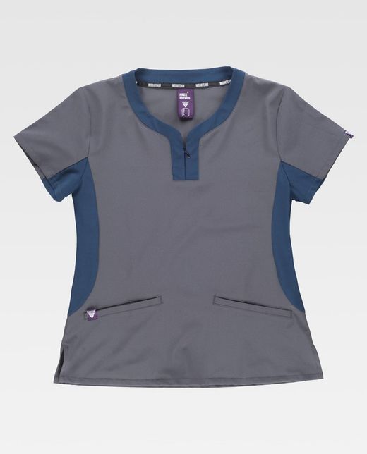 Veste combinée femme, à manches courtes Gris / Hôtesse de l'air