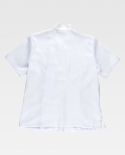 Slim-Fit-Jacke, Verschluss, zwei niedrige Plastonentaschen Weiß