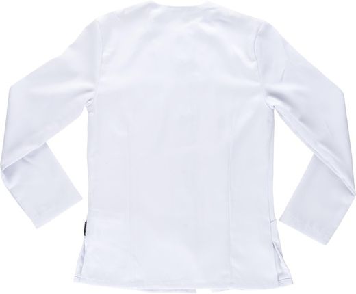 Langarmjacke, Zentralverschluss mit weißen Verschlüssen
