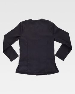 Langarmjacke, Zentralverschluss mit schwarzen Haken