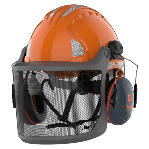 Forsthelm EVOGuard M3 mit Sonis Compact-Ohrmuscheln
