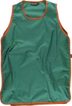 Casulla bicolor con ajustes laterales de velcro Verde