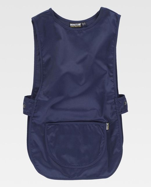 Glatte Kasel, seitliche Verstellung des Clips, Navy-Mitteltasche