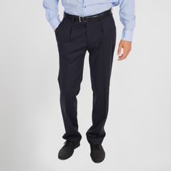 Pantalon Hombre Con Pinzas Confort