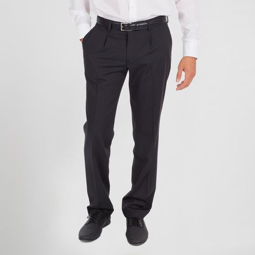 Pantalon Hombre Con Pinzas Confort