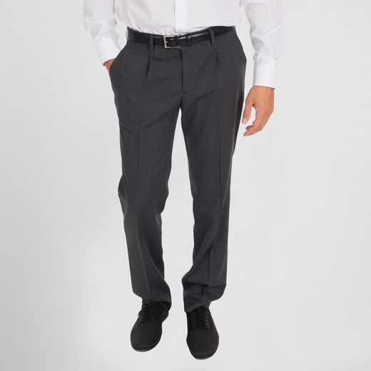 Pantalon Hombre Con Pinzas Confort