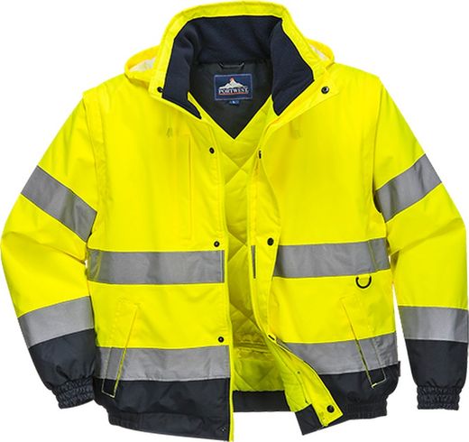 Warnschutz 2-in-1-Pilotjacke