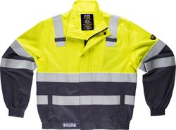 Cazadora AV ignífuga  Marino Amarillo
