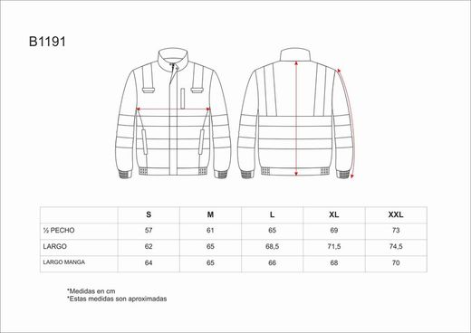 Feuerfeste AV-Jacke, Modacryl, Baumwolle und antistatisches Gewebe EN11611, EN11612, EN1149, EN61482 Navy Yellow AV