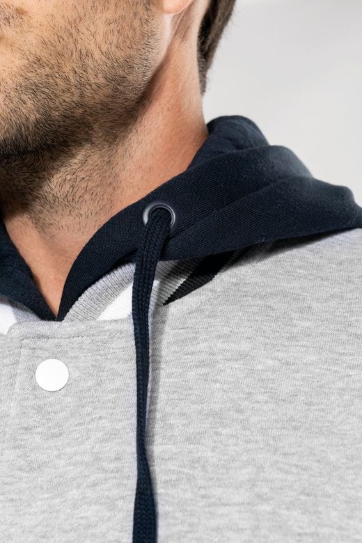 Unisex Hooded Baseball Jacke