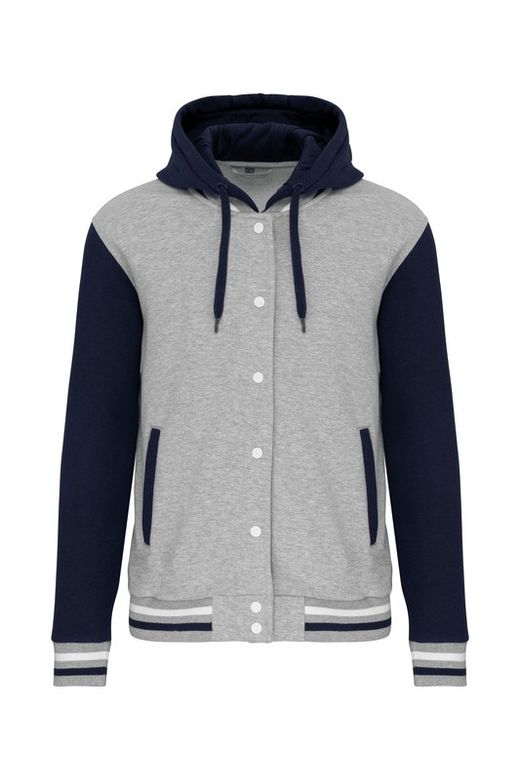 Cazadora Béisbol Con Capucha Unisex