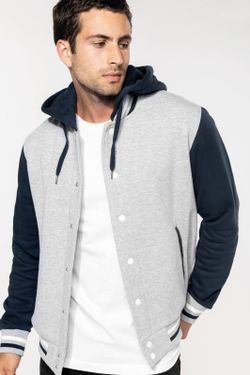 Cazadora Béisbol Con Capucha Unisex