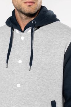 Unisex Hooded Baseball Jacke