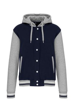Unisex Hooded Baseball Jacke