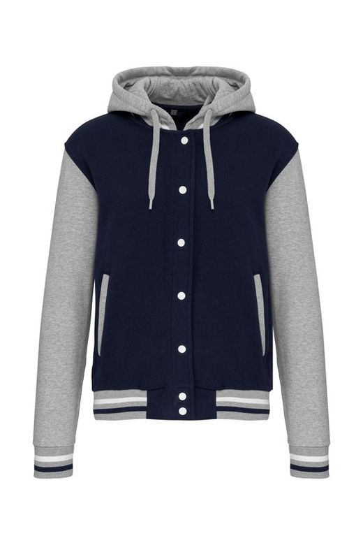 Unisex Hooded Baseball Jacke
