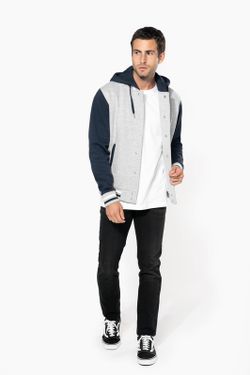Unisex Hooded Baseball Jacke